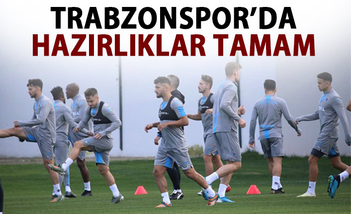Trabzonspor, Ankaragücü maçı hazırlıklarını tamamladı