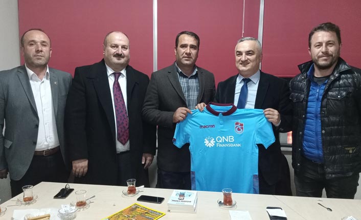 Trabzon heyeti, Van Trabzonsporlular Derneği'ni ziyaret etti