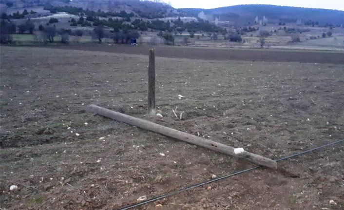 Hisarcık’ta kablo hırsızları köyü telefon ve internetsiz bıraktı
