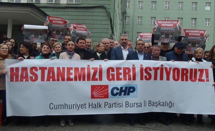Bursalılar Devlet Hastanesi'ni geri istiyor