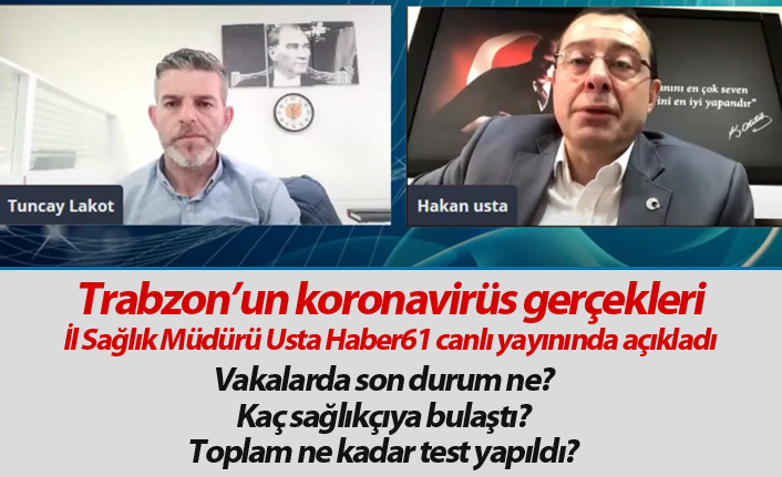 Trabzon'un koronavirüs gerçekleri! En yetkili isim Usta açıkladı