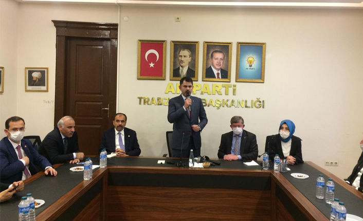 Çevre ve Şehircilik Bakanı Kurum, Trabzon'da incelemelerde bulundu