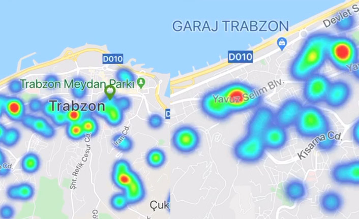 İşte Trabzon’un koronavirüs yoğunluğu