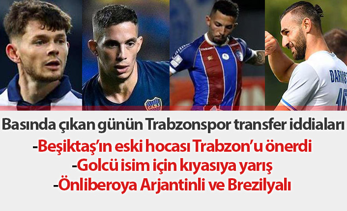 Trabzonspor transfer haberleri 19.08.2020