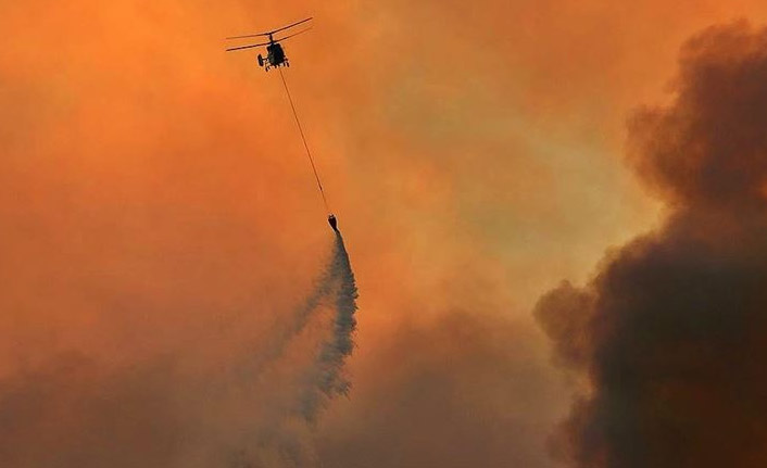 Adana'da orman yangını durdurulamıyor