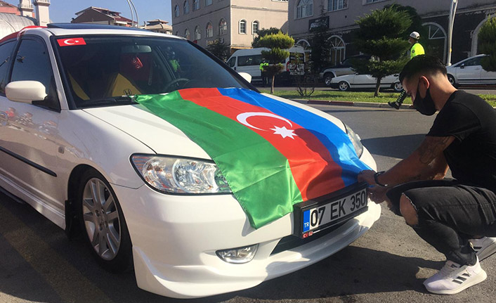 Bartın'da Azerbaycan'a destek konvoyu