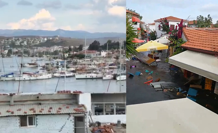 İzmir’de deprem sonrası sular yükseldi! Tsunami korkusu