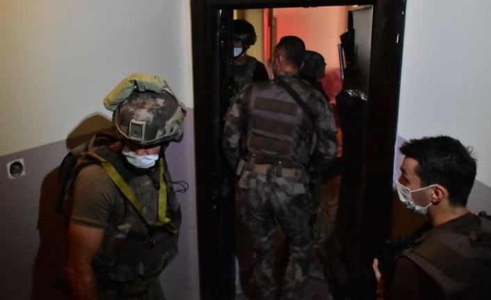 Gaziantep'te operasyon! 66 kişiye gözaltı
