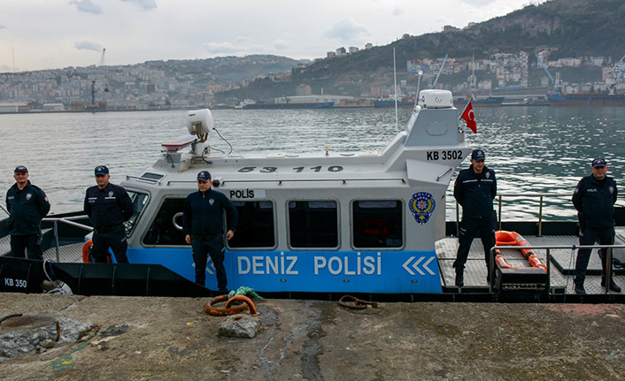 Trabzon denizine özel ekip