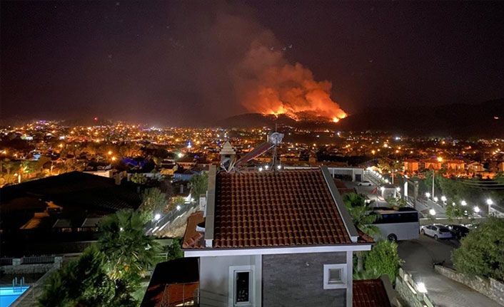 Fethiye'de de ormanlık alanda yangın çıktı