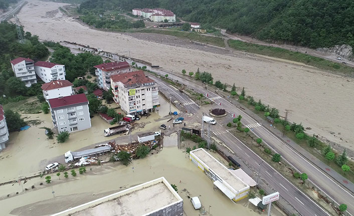 Sinop’ta selin bıraktığı hasar gün ağarınca ortaya çıktı