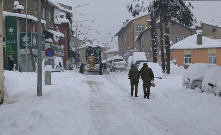 Konya'da eğitime kar tatili