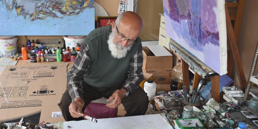 Trabzonlu ressam Haydar Durmuş, 55. kişisel sergisini açtı