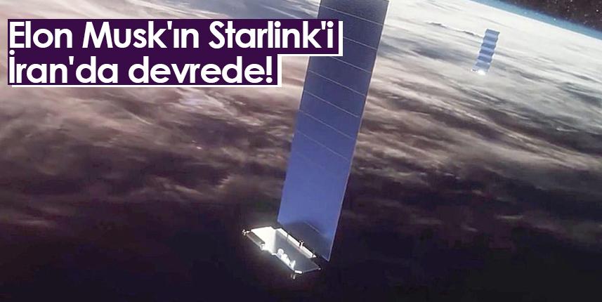 Elon Musk'ın Starlink'i İran'da devrede