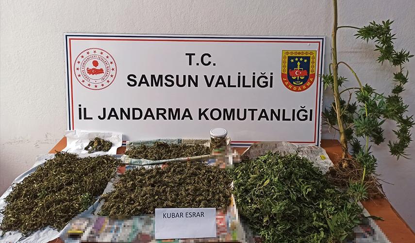 Samsun'da jandarmadan uyuşturucu operasyonu: 2 gözaltı