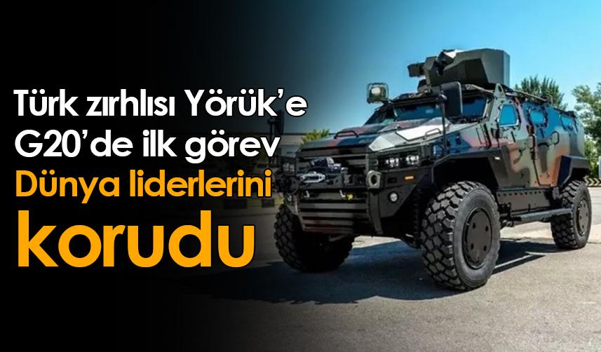Türk zırhlısı Yörük’e G20’de ilk görev: Dünya liderlerini korudu