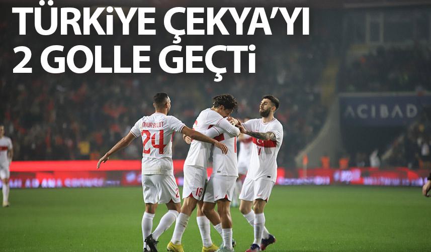 Türkiye Çekya'yı 2 golle yıktı