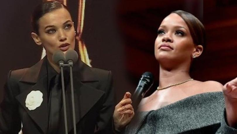 Pınar Deniz’in ti’ye alınan konuşması Rihanna’dan alıntı çıktı! Bire bir aynı