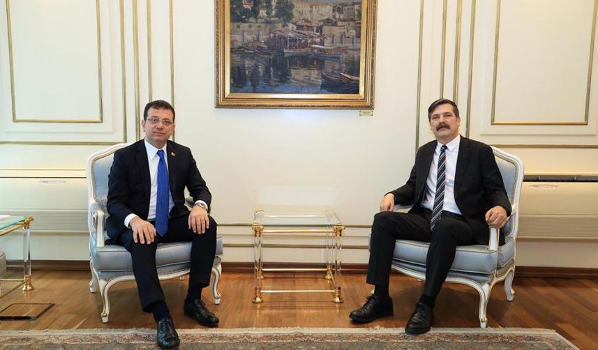 TİP Genel Başkanı Erkan Baş'tan İmamoğlu'na destek ziyareti