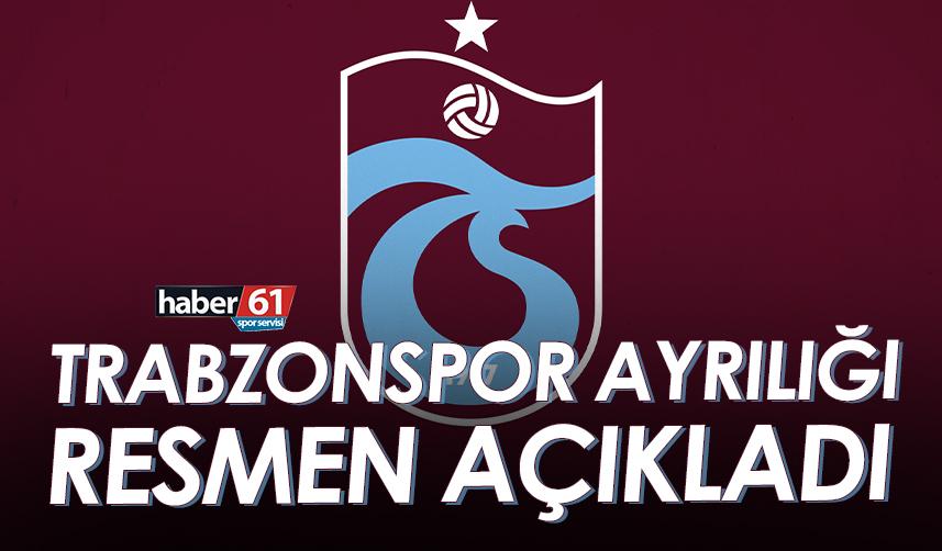 Trabzonspor Yusuf Erdoğan ayrılığını resmen açıkladı!