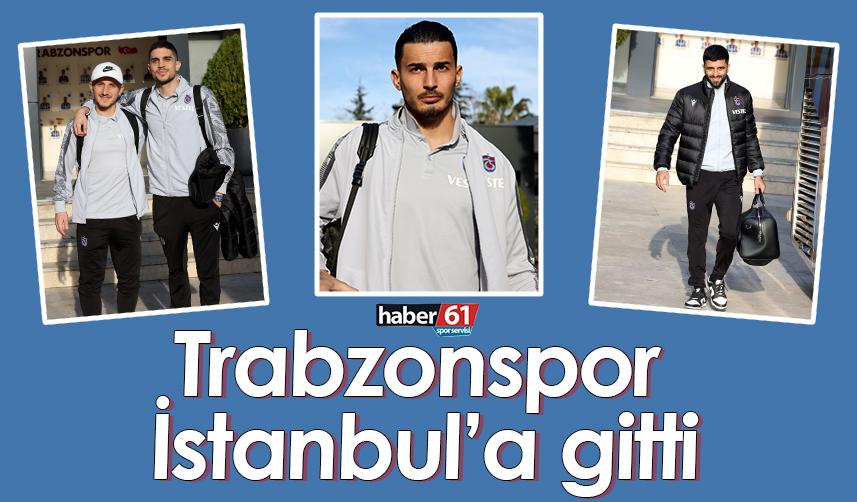 Trabzonspor kupa maçı için İstanbul’a gitti