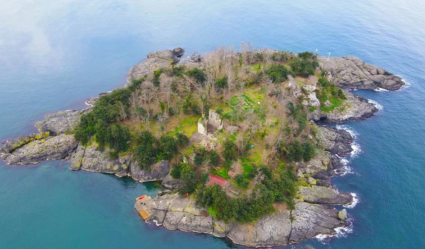 Doğu Karadeniz’in insan yaşayabilen tek adası Giresun Adası turizme kazandırılıyor