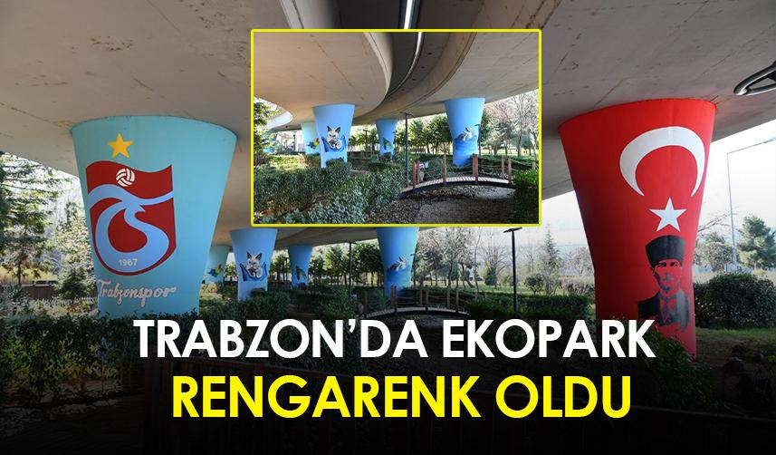 Trabzon'da Ekopark rengarenk oldu