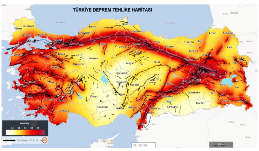 Türkiye deprem risk haritası 2023! Doğu Anadolu fay hattı nedir? Hangi illerden geçiyor? Riskli deprem bölgeleri