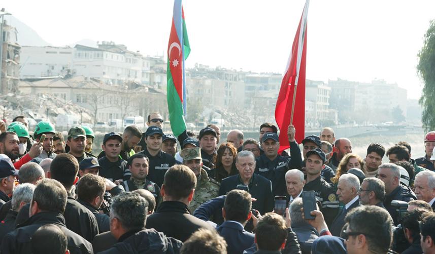 Cumhurbaşkanı Erdoğan ve MHP lideri Bahçeli Hatay'da 