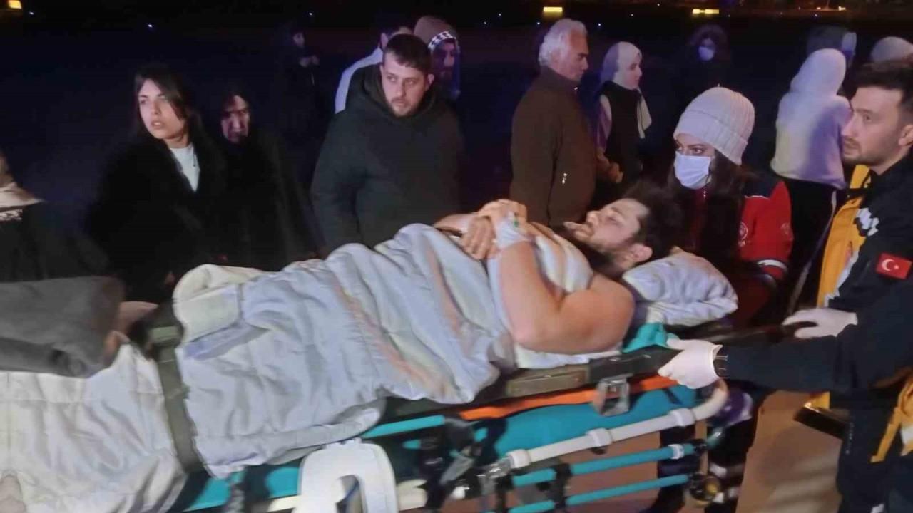 Adana’daki 38 yaralı depremzede ve 31 refakatçi TSK’ya ait uçakla İstanbul’a getirildi
