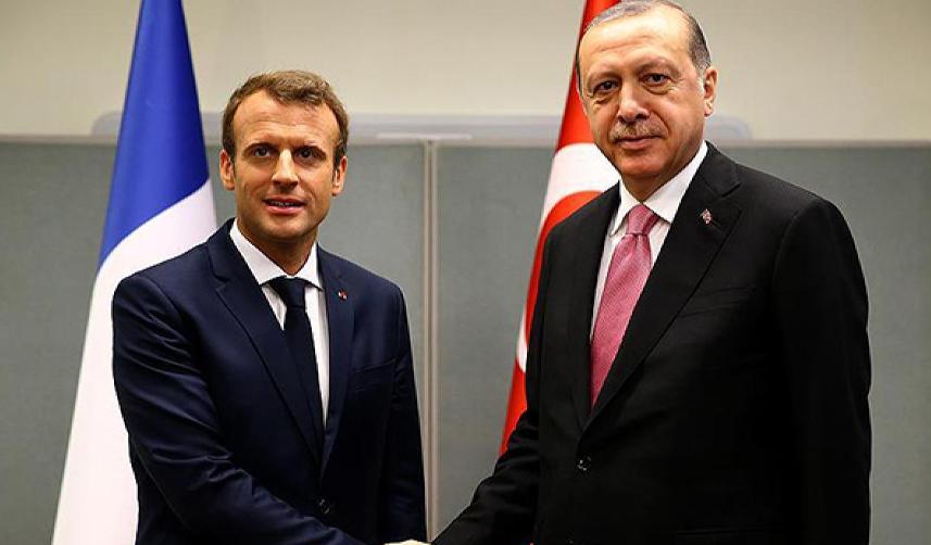 Macron'dan Türkçe paylaşım! Cumhurbaşkanı Erdoğan ile görüşmesinin detaylarını paylaştı