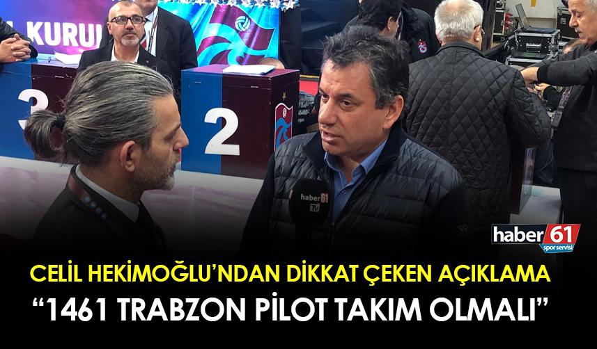Celil Hekimoğlu ekonomik sıkıntıya değindi “Trabzonspor’un başkanı Ertuğrul Doğan değildi” 