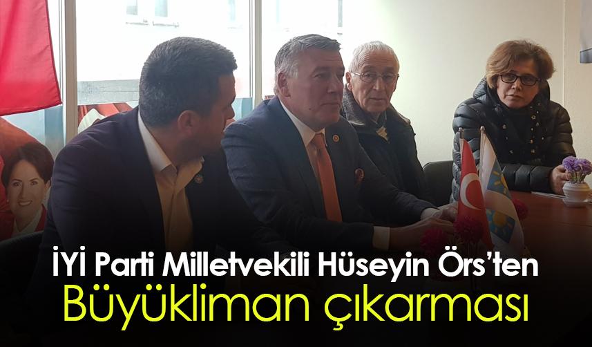 İYİ Parti Trabzon Milletvekili Hüseyin Örs'ten Büyükliman çıkarması