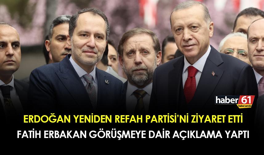 Cumhurbaşkanı Erdoğan, Fatih Erbakan'ı ziyaret etti