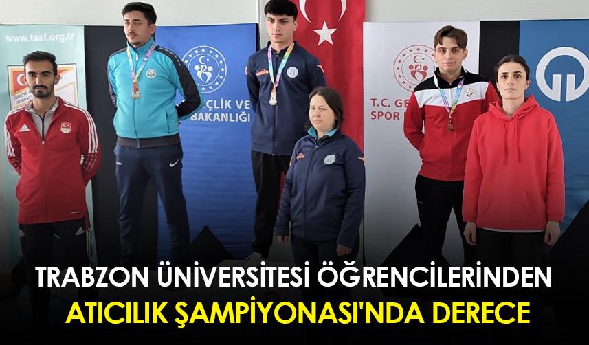 Trabzon Üniversitesi Öğrencilerinden Atıcılık Şampiyonası'nda Derece