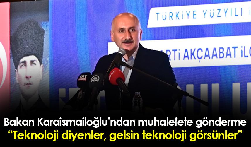 AK Parti Trabzon Milletvekili Adayı Adil Karaismailoğlu: "Teknoloji diyenler gelsin teknoloji görsünler"