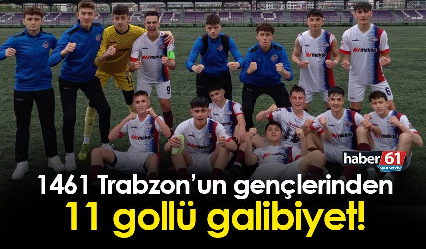 1461 Trabzon'un gençlerinden 11 gollü galibiyet!