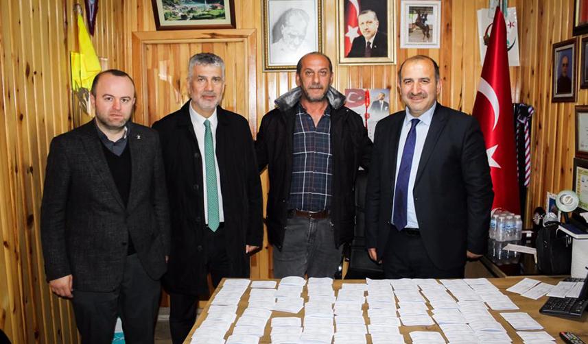 AK Parti Trabzon Milletvekili adayı Yılmaz Büyükaydın'dan Yomra İlçe Başkanlığına ziyaret