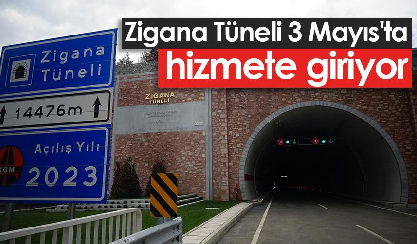 Trabzon-Gümüşhane arasındaki Zigana Tüneli 3 Mayıs'ta hizmete giriyor