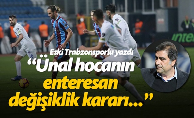 "Trabzonspor'da Karaman'ın enteresan değişikliği..."