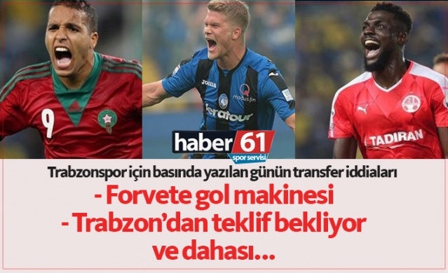 Trabzonspor transfer haberleri - 01.06.2019