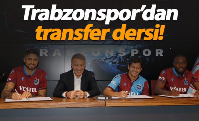 Trabzonspor'dan transfer dersi