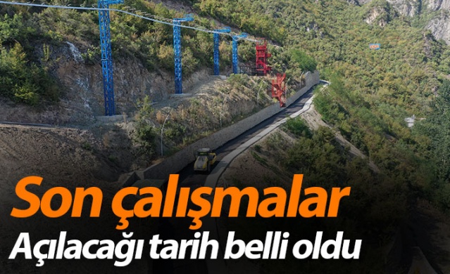 Trabzon'da Maçka macera parkında son çalışmalar! İşte açılacağı tarih