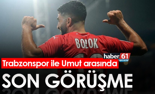 Trabzonspor ile Umut Bozok arasında son görüşme. Foto Galeri