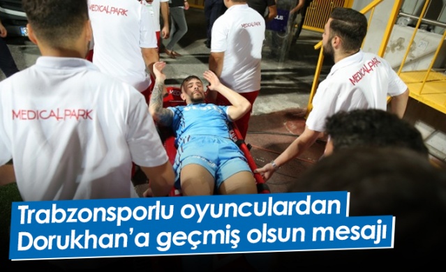 Trabzonsporlu oyunculardan Dorukhan’a geçmiş olsun mesajı