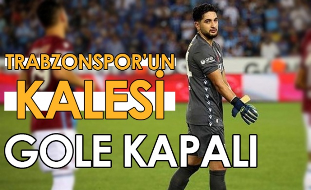 Trabzonspor'un kalesi gole kapalı