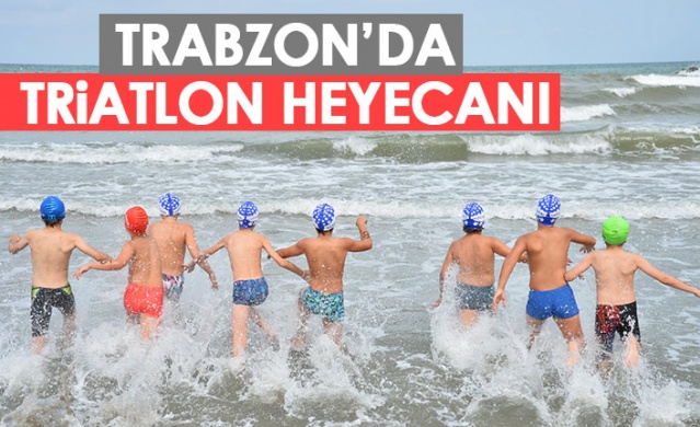 Trabzon'da triatlon rüzgarı