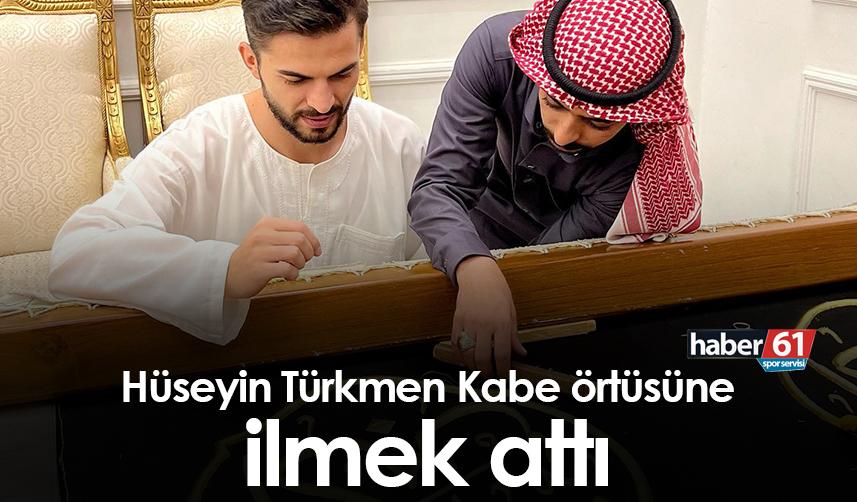 Hüseyin Türkmen Kabe örtüsüne ilmek attı