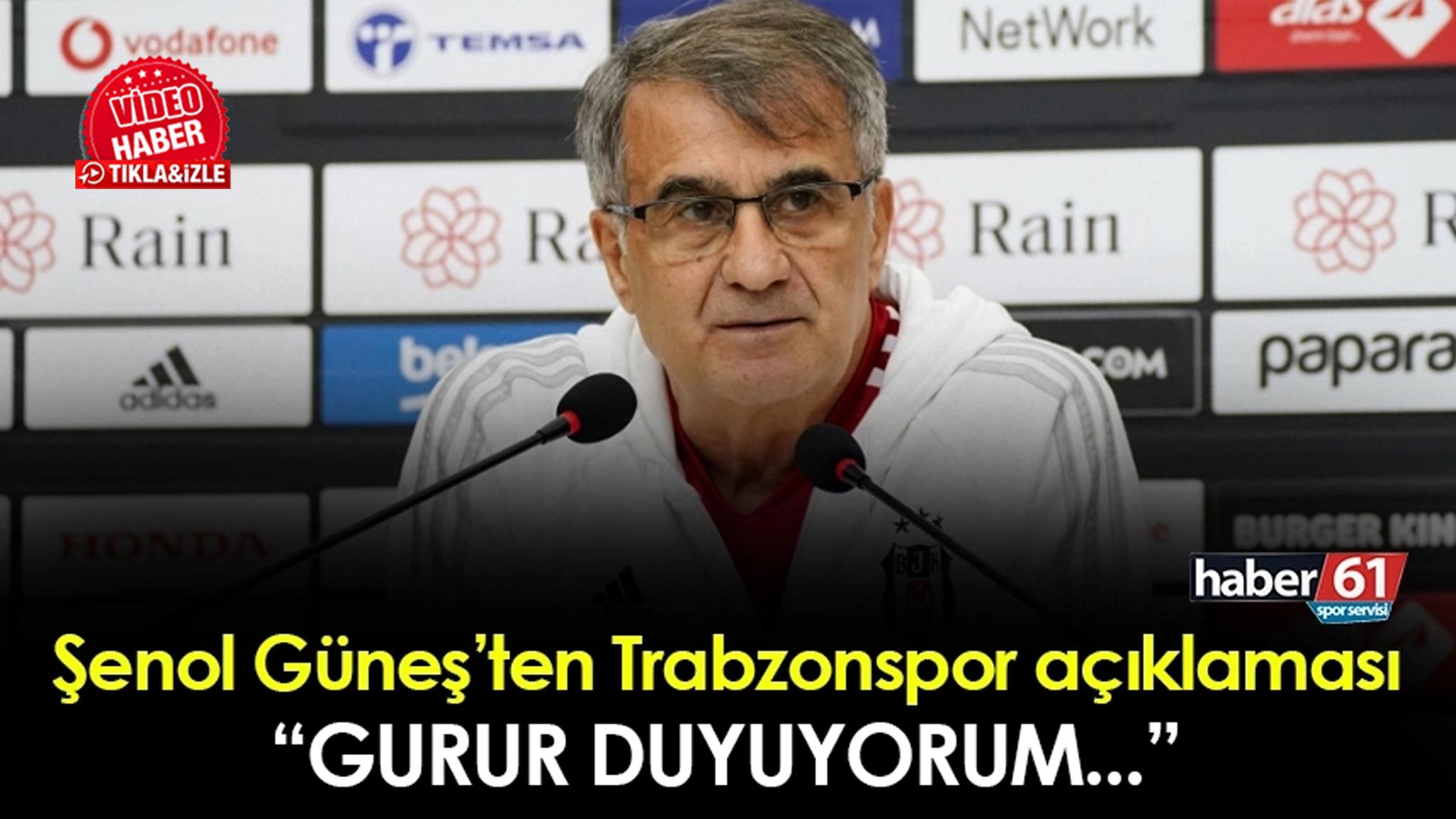 Şenol Güneş'ten Trabzonspor açıklaması! 