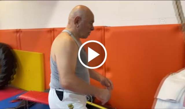 Oğulları ve torunlarına örnek olan 70 yaşındaki judocu hayatını spora adadı. Video Haber